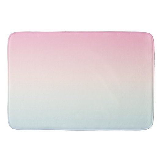 Blasser Farbverlauf Badematte (Vorderseite)