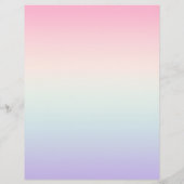 Blasser Farbverlauf Flyer (Hinten)