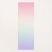 Blasser Farbverlauf Yogamatte (Vorderseite)