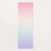 Blasser Farbverlauf Yogamatte (Rückseite)