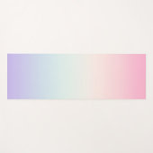 Blasser Farbverlauf Yogamatte (Vorderseite (Horizontal))