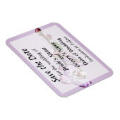 Blasser Magenta Phalaenopsis Orchideen Rett Magnet (Rechte Seite)
