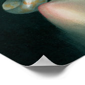 Blasser Medusa ART PRINT Pop Surrealismus Großauge Poster (Ecke)