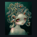 Blasser Medusa ART PRINT Pop Surrealismus Großauge Poster<br><div class="desc">Aus meiner "Mythen and Mermaids" Solo-Show in der Pop Gallery in Dowtown hier ist "Blasses Medusa". Mein Ziel in diesem Bild war es, etwas etwas etwas Schreckliches und Unheimliches als schön zu zeigen. Ich behielt dieses Stück größtenteils monochromatisch, als wären sie Albino-Schlangen - mit einer Touch Gold und Rosa. Das...</div>