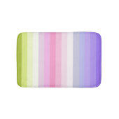 Blasser Regenbogen Stripes Bad-Dekor Badematte (Vorderseite)