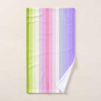 Blasser Regenbogen Stripes Bad-Dekor Handtuch