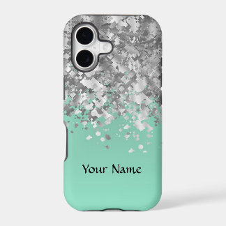 Blasser tadelloser grüner Imitat-Glitter