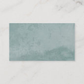 Blasser Vintager Aquagrunge-Effekt-alte Visitenkarte (Rückseite)