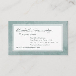 Blasser Vintager Aquagrunge-Effekt-alte Visitenkarte