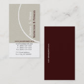 Blasses abstraktes einfaches modernes visitenkarte (Vorne/Hinten)