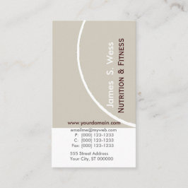 Blasses abstraktes einfaches modernes visitenkarte