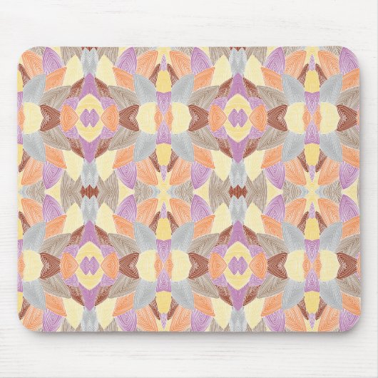 Blasses Blätter Mousepad (Vorne)