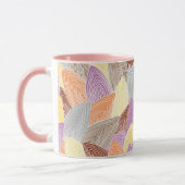 Blasses Blätter Tasse (Links)