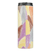 Blasses Blätter Thermosbecher (Rückseite)