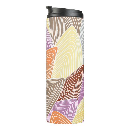 Blasses Blätter Thermosbecher (Nach rechts gedreht)