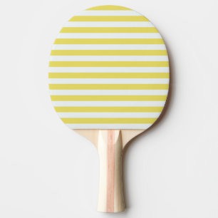 Blasses Gold und weiße Streifen von Shirley Taylor Tischtennis Schläger
