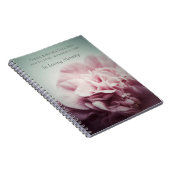 Blasses Kamelien-Blumendenkmal Notizblock (Rechte Seite)