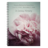 Blasses Kamelien-Blumendenkmal Notizblock (Vorderseite)