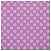 Blasses Lila mit rosa Polka-Punkten Stoff (Muster)