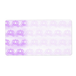 Blasses Lila Muster der Princess Carriages