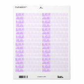 Blasses Lila Muster der Princess Carriages (Vorne)