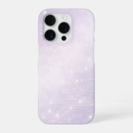 Blasses Lila und Perlgrau KI-Kunst  iPhone 16 Pro Hülle