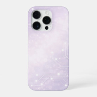 Blasses Lila und Perlgrau KI-Kunst  iPhone 16 Pro Hülle