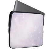 Blasses Lila und Perlgrau KI-Kunst  Laptopschutzhülle (Vorne Rechts)