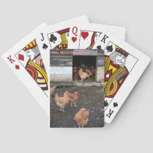 Blasses Mond-Bauernhof-Huhn-Spielkarten Spielkarten