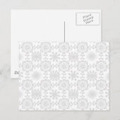 Blasses Snowfill Postkarte (Vorne/Hinten)