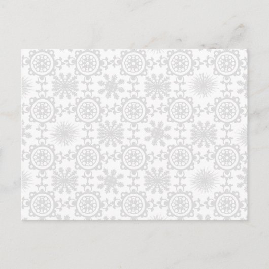 Blasses Snowfill Postkarte (Vorderseite)