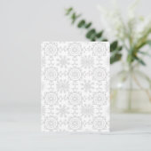 Blasses Snowfill Postkarte (Stehend Vorderseite)