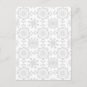 Blasses Snowfill Postkarte