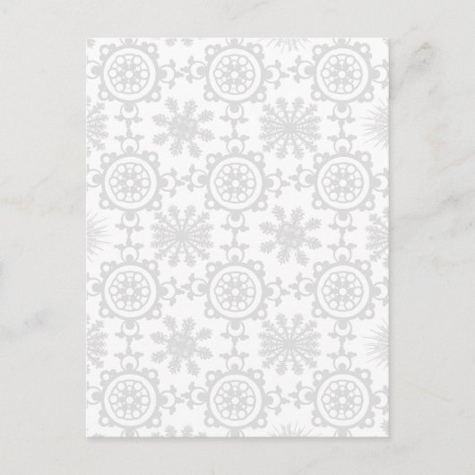 Blasses Snowfill Postkarte (Vorderseite)