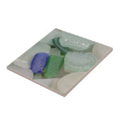 Blasses Strandglas Fliese (Seite)