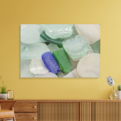 Blasses Strandglas Leinwanddruck (Insitu (Wohnzimmer))