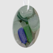 Blasses Strandglas Ornament (Vorderseite)