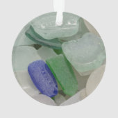 Blasses Strandglas Ornament (Rückseite)