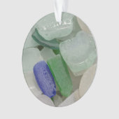 Blasses Strandglas Ornament (Vorderseite)