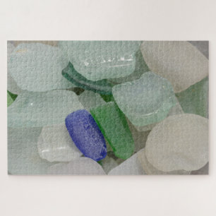 Blasses Strandglas Puzzle