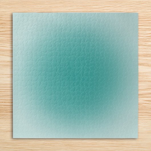Blasses Teal Aura Ombre Puzzle
