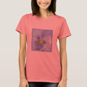 blassester blauer Pansy b5 T-Shirt