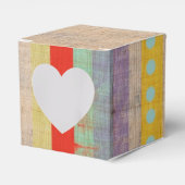 Blassfarbe Rustikal Geschenkschachtel (Vorderseite)