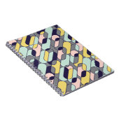 Blassfarben Geometrie: Retro-Muster Notizblock (Rechte Seite)