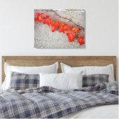 Blassfarbene Herbstblätter mit Leinwand (Insitu (Schlafzimmer))