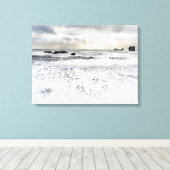 Blassfoamische Meeresfrüchte, Island Leinwanddruck (Insitu (Holzboden))