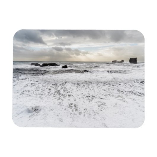 Blassfoamische Meeresfrüchte, Island Magnet (Horizontal)