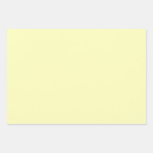 Blassgelb Geschenkpapier Set (Vorderseite 2)