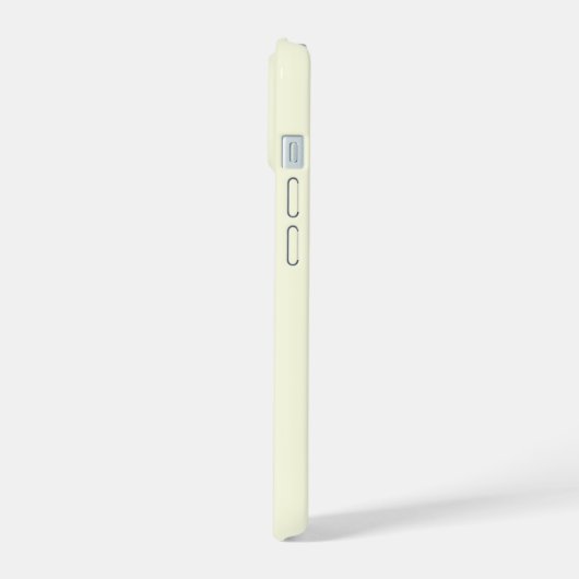 Blassgelb iPhone 15 Hülle (Linke Seite)