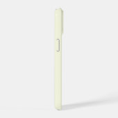 Blassgelb iPhone 15 Hülle (Rechte Seite)